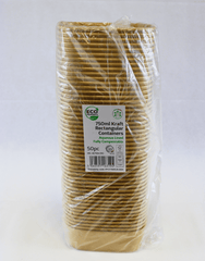 Aqueous Kraft Rectangle Containers 750ml Aqueous Kraft Rectangle Containers 750ml