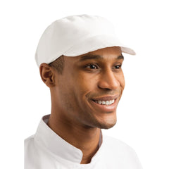 Whites Unisex Bakers Cap White Whites Unisex Bakers Cap White