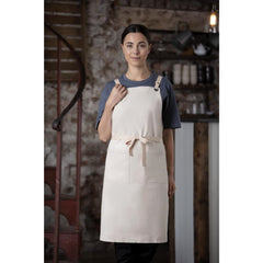Southside Cotton Canvas Bib Apron Stone Southside Cotton Canvas Bib Apron Stone