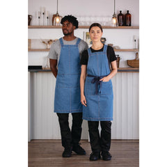 Southside Denim Bib Apron Light Blue Southside Denim Bib Apron Light Blue