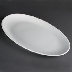Olympia Whiteware French Deep Oval Plate 500mm Olympia Whiteware French Deep Oval Plate 500mm