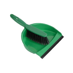 Jantex Soft Dustpan and Brush Set Green Jantex Soft Dustpan and Brush Set Green