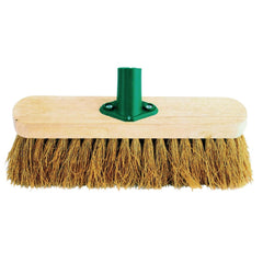Jantex Wooden Broom Head Soft Coco 12in Jantex Wooden Broom Head Soft Coco 12in