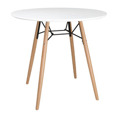 Bolero Arlo Table Round White 798mm Bolero Arlo Table Round White 798mm
