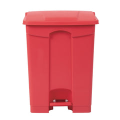Jantex Kitchen Pedal Bin Red 65Ltr Jantex Kitchen Pedal Bin Red 65Ltr