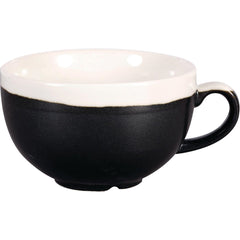 Churchill Monochrome Cappuccino Cup Onyx Black 225ml (Pack of 12) Churchill Monochrome Cappuccino Cup Onyx Black 225ml (Pack of 12)