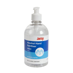 Jantex 70% Alcohol Hand Sanitiser 500ml Jantex 70% Alcohol Hand Sanitiser 500ml