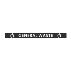 Jantex Slim Bin Lid General Waste Label Jantex Slim Bin Lid General Waste Label