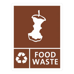 Jantex Slim Bin Food Waste Label Jantex Slim Bin Food Waste Label