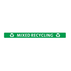 Jantex Slim Bin Lid Mixed Recycling Label Jantex Slim Bin Lid Mixed Recycling Label