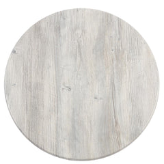 Werzalit Pre-drilled Round Table Top Ponderosa White 600mm Werzalit Pre-drilled Round Table Top Ponderosa White 600mm