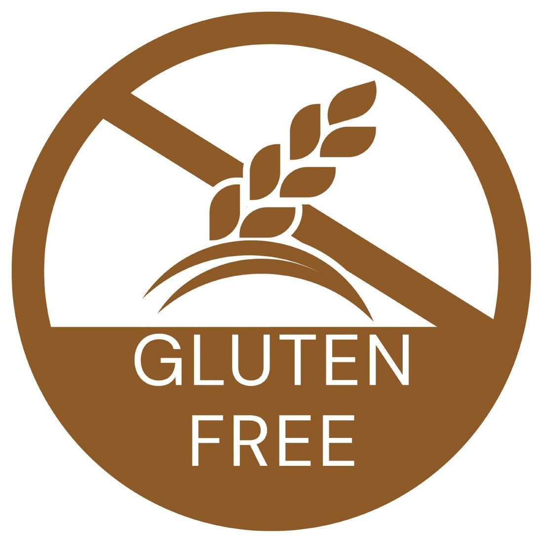 Hygiplas Food Allergy labels Gluten Free (Pack of 1000)