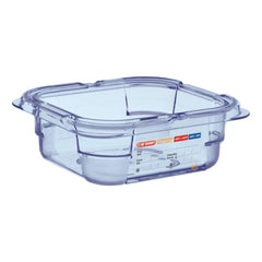 Araven ABS Food Storage Container Blue GN 1/6 65mm Araven ABS Food Storage Container Blue GN 1/6 65mm