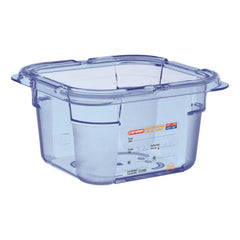 Araven ABS Food Storage Container Blue GN 1/6 100mm Araven ABS Food Storage Container Blue GN 1/6 100mm