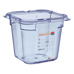 Araven ABS Food Storage Container Blue GN 1/6 150mm Araven ABS Food Storage Container Blue GN 1/6 150mm