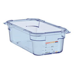 Araven ABS Food Storage Container Blue GN 1/4 100mm Araven ABS Food Storage Container Blue GN 1/4 100mm