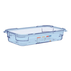 Araven ABS Food Storage Container Blue GN 1/3 65mm Araven ABS Food Storage Container Blue GN 1/3 65mm