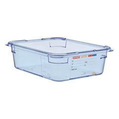 Araven ABS Food Storage Container Blue GN 1/2 100mm Araven ABS Food Storage Container Blue GN 1/2 100mm