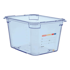 Araven ABS Food Storage Container Blue GN 1/2 200mm Araven ABS Food Storage Container Blue GN 1/2 200mm