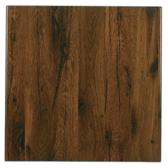 Werzalit Pre-drilled Square Table Top Antique Oak 800mm Werzalit Pre-drilled Square Table Top Antique Oak 800mm