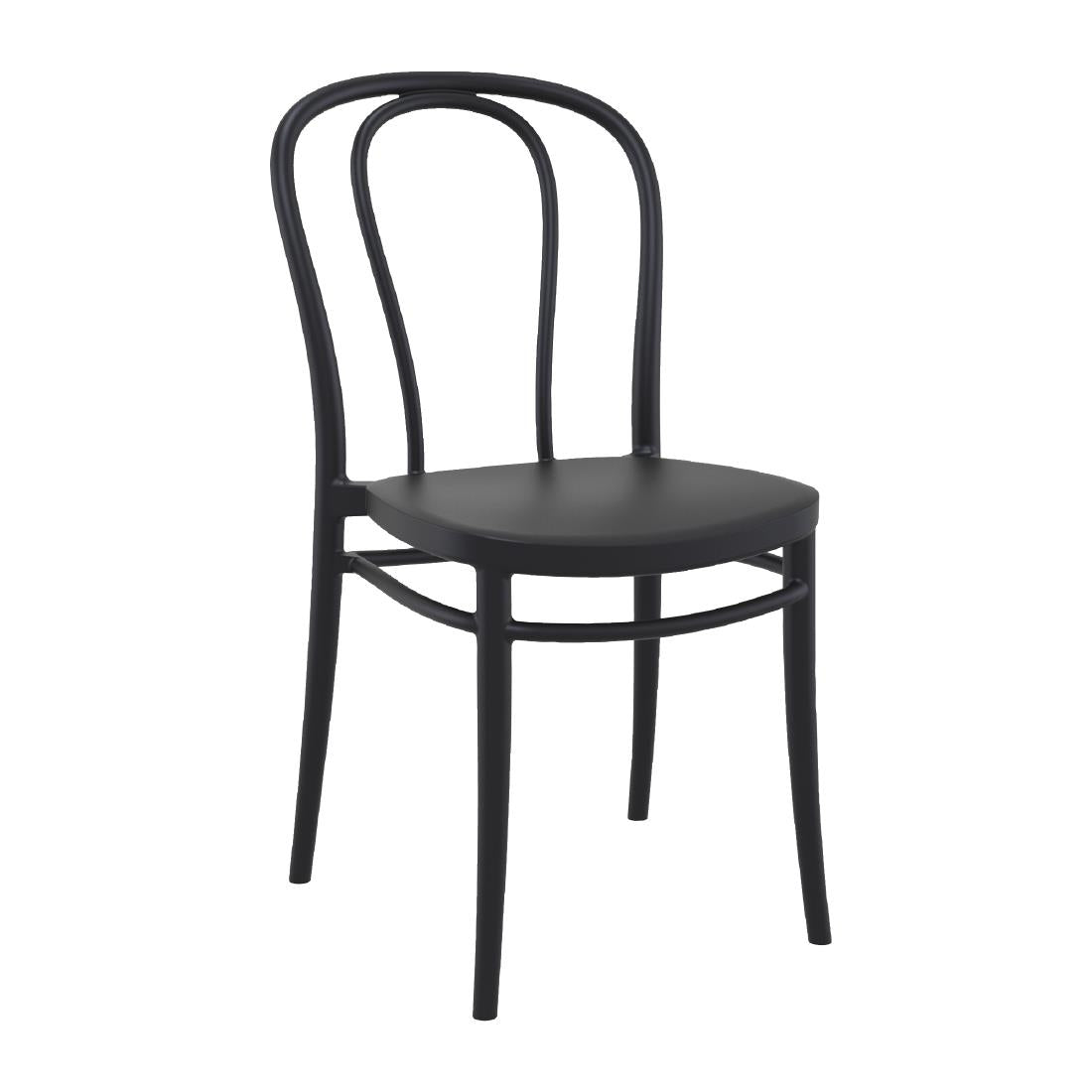 Victor Side Chair Black (Pack of 2)