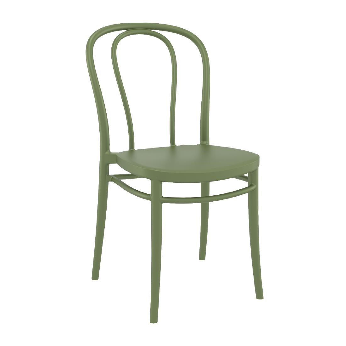 Victor Side Chair Olive Green (Pack of 2)