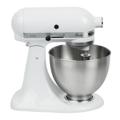 KitchenAid K45 Classic Tilt-Head Stand Mixer 4.3Ltr White 5K45SSBWH KitchenAid K45 Classic Tilt-Head Stand Mixer 4.3Ltr White 5K45SSBWH
