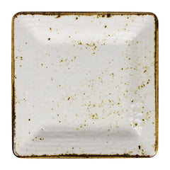 Steelite Craft Melamine Square Plates White 228mm (Pack of 6) Steelite Craft Melamine Square Plates White 228mm (Pack of 6)