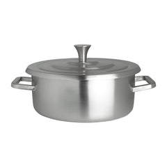 Steelite Creations Homestyle Brushed Stainless Round Chafer 1.9L Steelite Creations Homestyle Brushed Stainless Round Chafer 1.9L