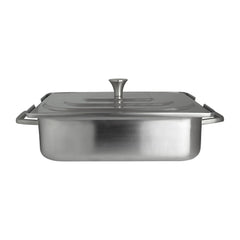 Steelite Creations Homestyle Brushed Stainless Rectangle Chafer 3.8L Steelite Creations Homestyle Brushed Stainless Rectangle Chafer 3.8L