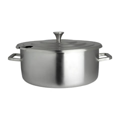 Steelite Creations Homestyle Brushed Stainless Round Soup Chafer 5.2L Steelite Creations Homestyle Brushed Stainless Round Soup Chafer 5.2L