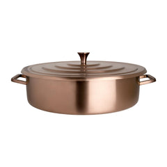 Steelite Creations Homestyle Brushed Bronze Round Chafer 9.1L Steelite Creations Homestyle Brushed Bronze Round Chafer 9.1L
