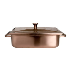 Steelite Creations Homestyle Brushed Bronze Rectangle Chafer 3.8L Steelite Creations Homestyle Brushed Bronze Rectangle Chafer 3.8L