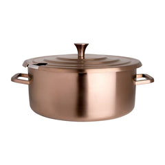 Steelite Creations Homestyle Brushed Bronze Round Soup Chafer 5.2L Steelite Creations Homestyle Brushed Bronze Round Soup Chafer 5.2L