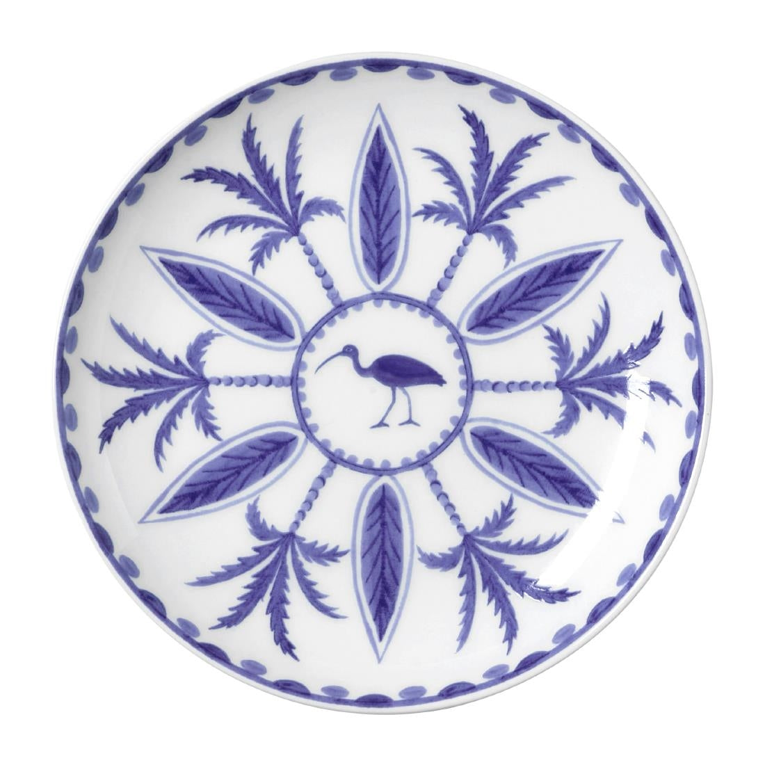 William Edwards Sultan's Garden Blue Plate Coupe 165mm (Pack of 12)