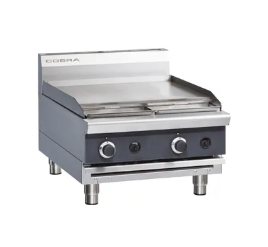 Blue Seal Cobra 600mm Gas Cooktop Bench Model Griddle Plate