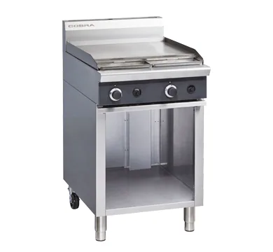 Blue Seal Cobra 600mm Gas Cooktop Cabinet Base Griddle Plate