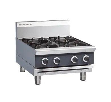 Blue Seal Cobra 600mm Gas Cooktop Bench Model 4 Burner