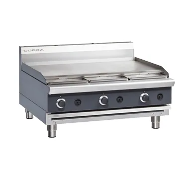 Blue Seal Cobra 900mm Gas Cooktop Bench Model Full Griddle