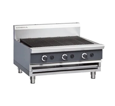 Blue Seal Cobra 900mm Gas BBQ Range, Bench Model