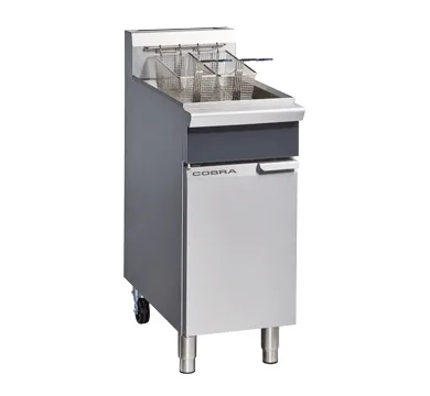 Blue Seal Cobra 400mm Gas Fryer, Twin Basket