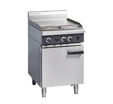 Blue Seal Cobra 600mm Gas Static Oven Range, Full Griddle