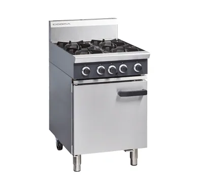 Blue Seal Cobra 600mm Gas Static Oven Range, 4 Burner