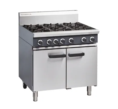 Blue Seal Cobra 900mm Gas Static Oven Range, 6 Burner