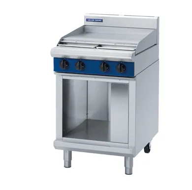 Blue Seal Evolution Series 600mm Electric Griddle Cooktop with Cabinet Base