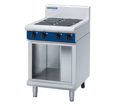 Blue Seal Evolution Series 600mm Electric Cooktop with Four Elements on Cabinet Base