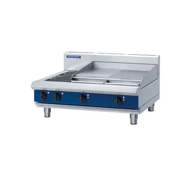 Blue Seal Evolution Series 900mm Bench Electric Cooktop with 600mm Griddle Plate
