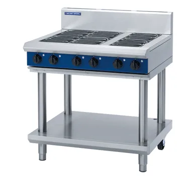 Blue Seal Evolution Series 900mm Electric Cooktop (Open Stand with Shelf)
