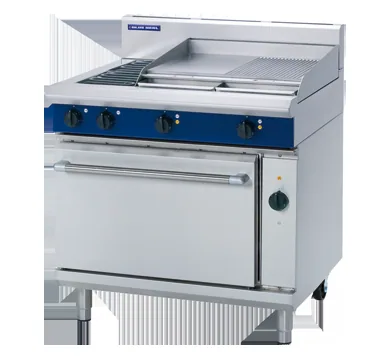 Blue Seal Evolution Series 900mm Electric Range (2 Element Hob, 600mm Griddle & Oven)