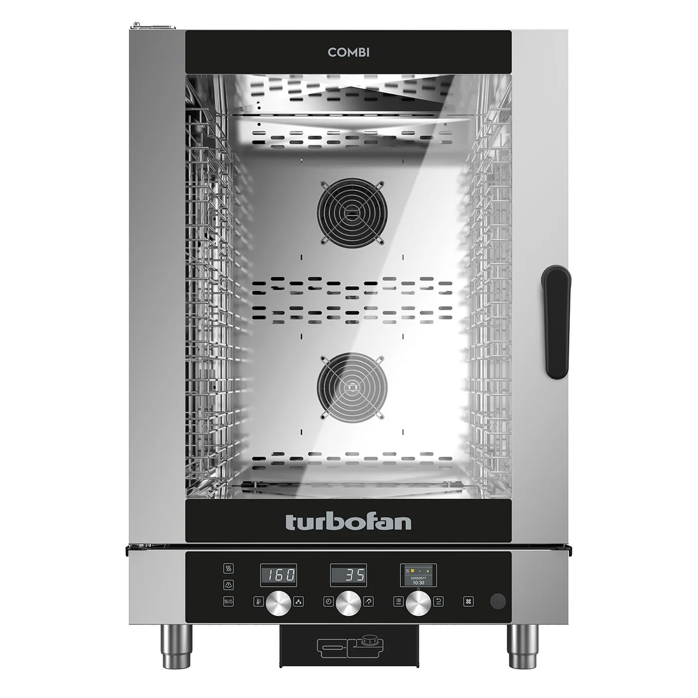Blue Seal Turbofan Combi EC40D10 10 Grid Electric Combi Oven